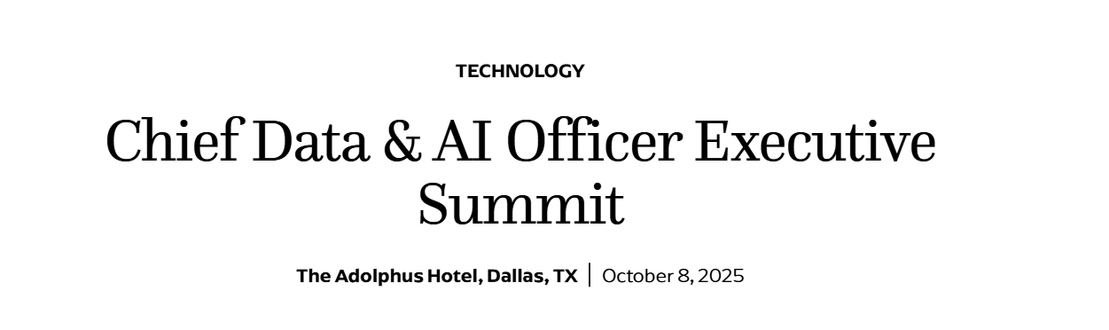 Chief Data and AI Officer Executive Summit